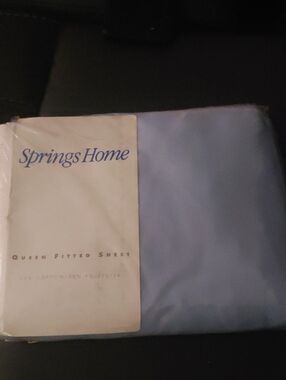 Queen Fitted Sheet in Light Blue